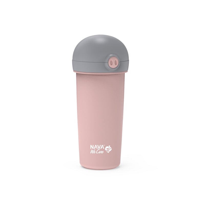 Sticla cu Pai Nava Roz, 380ml, Fără BPA - imagine 6