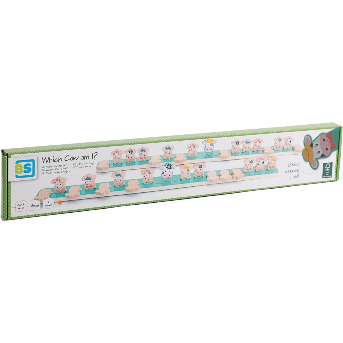 Joc de Atentie BS Toys Gaseste Vacuta - Lemn