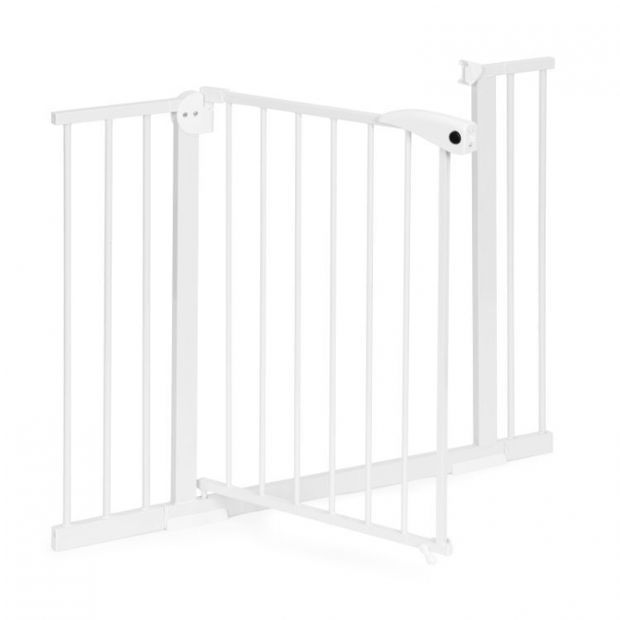 Poarta Siguranta Ecotoys Alb 74-105cm - imagine 9