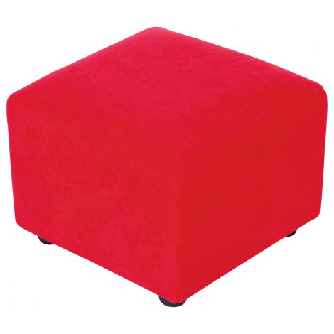 Puf Rosu Moje Bambino | Structura Omida Modulabila