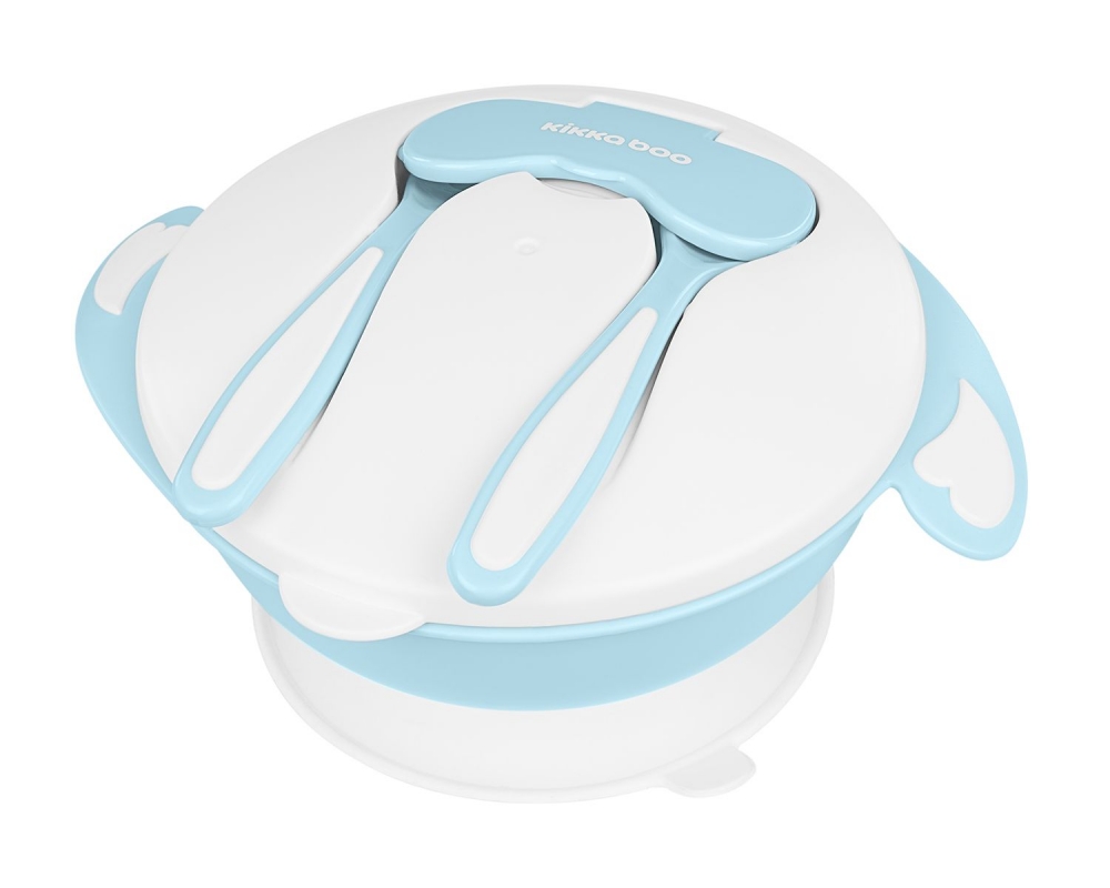 Castron 4in1 Kikkaboo Blue cu Tacâmuri - imagine 3