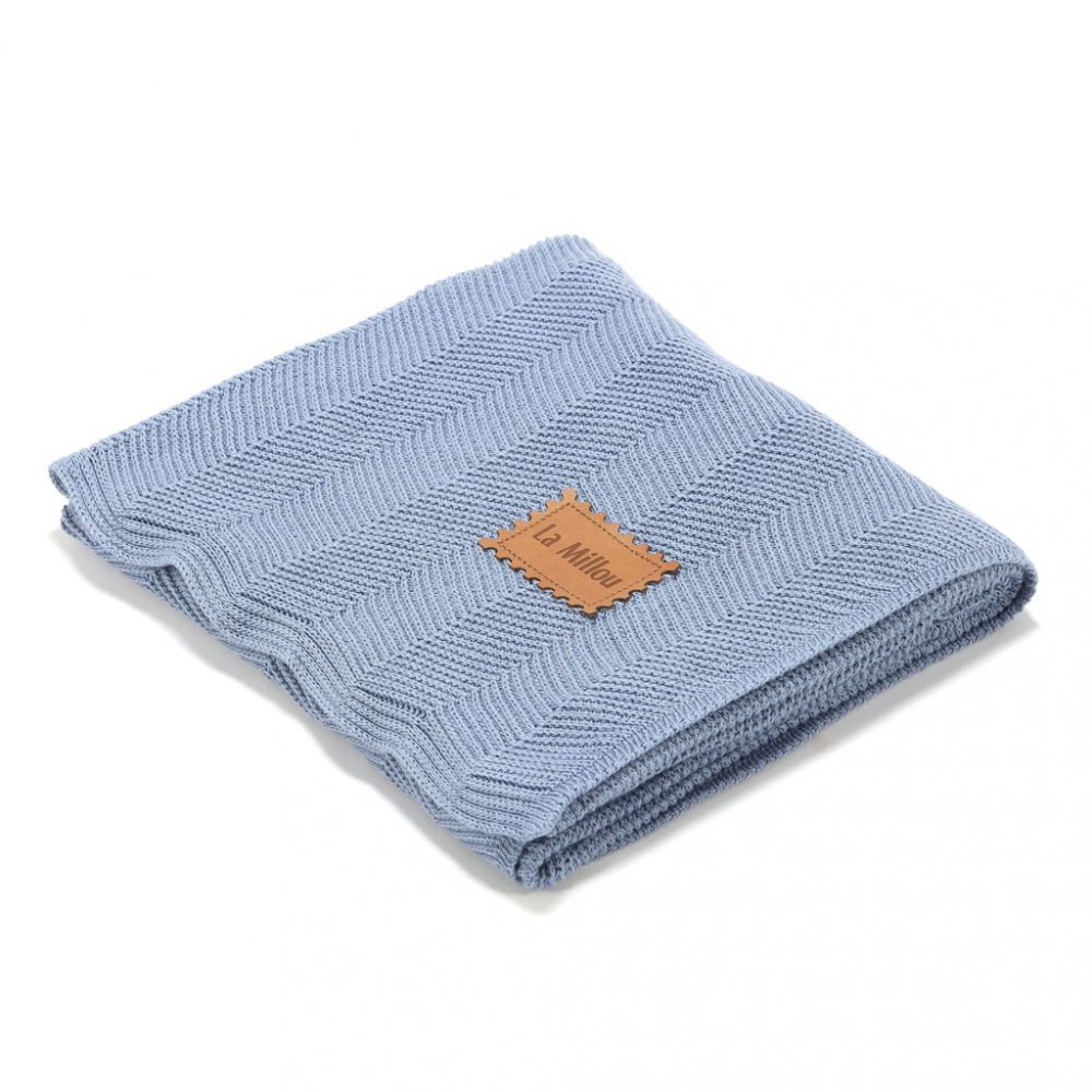 Paturica bambus La Millou 90x80 cm Light Denim