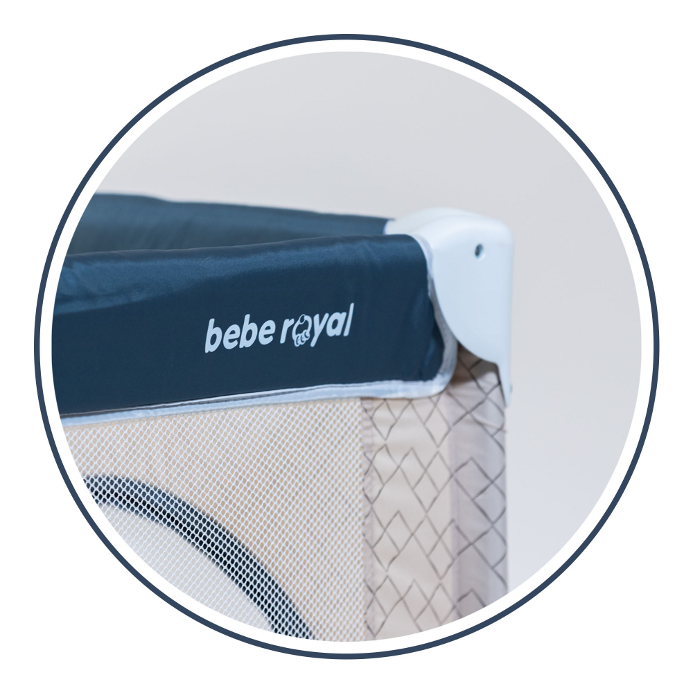 Patut pliabil Bebe Royal cu masuta de infasat - imagine 5