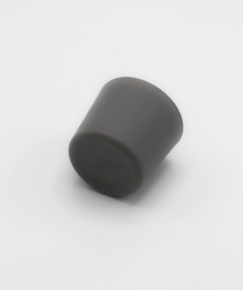 Pahar BabyJem Silicon Diversificare Gri
