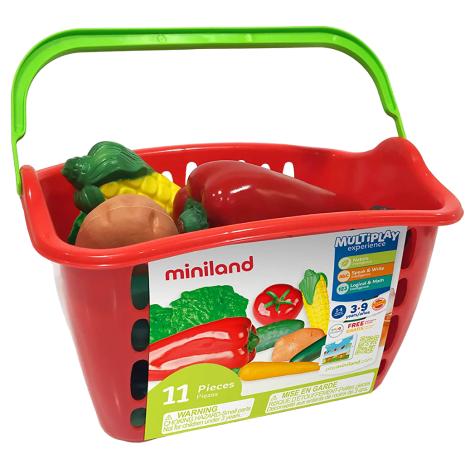 Cos legume 11 piese Miniland