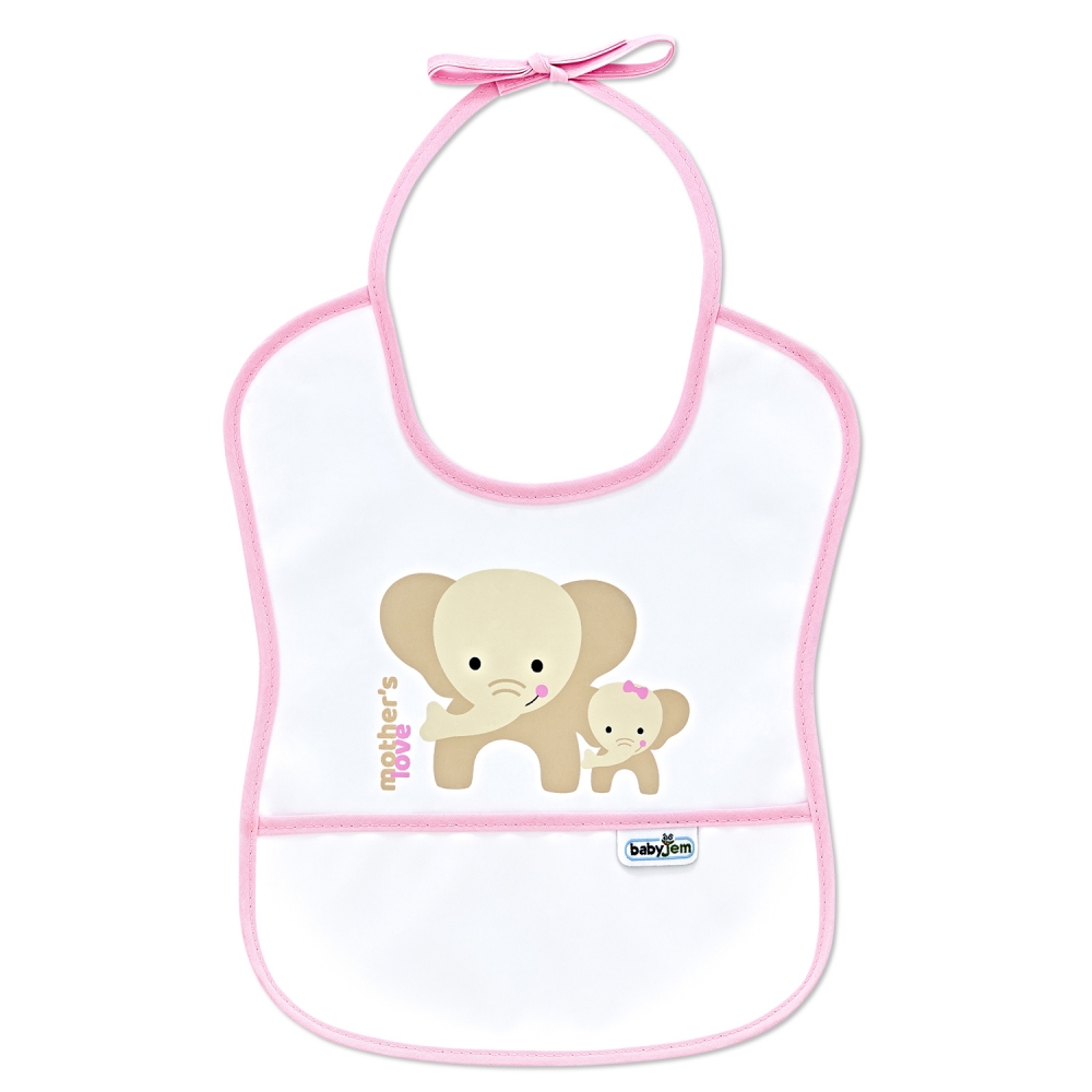 Baveta BabyJem Pink Impermeabilă