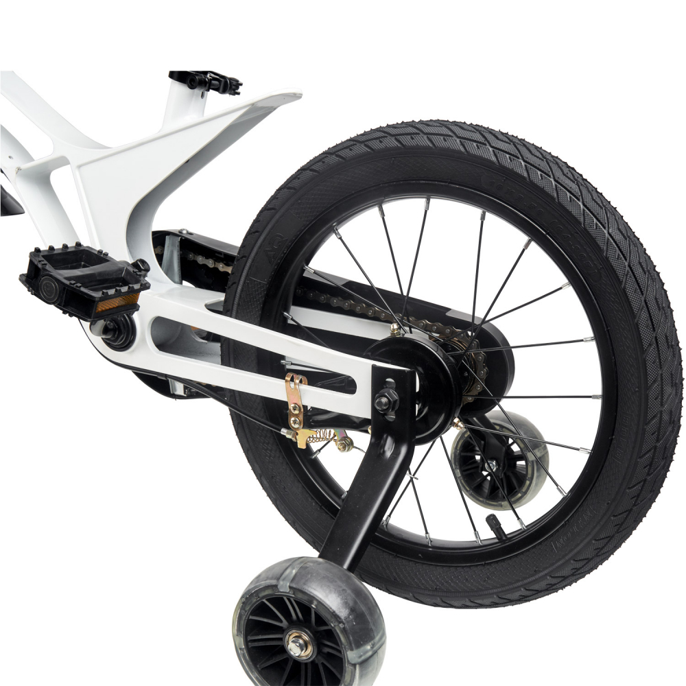 Bicicleta KidsCare 16" Magneziu, Albastră - imagine 2