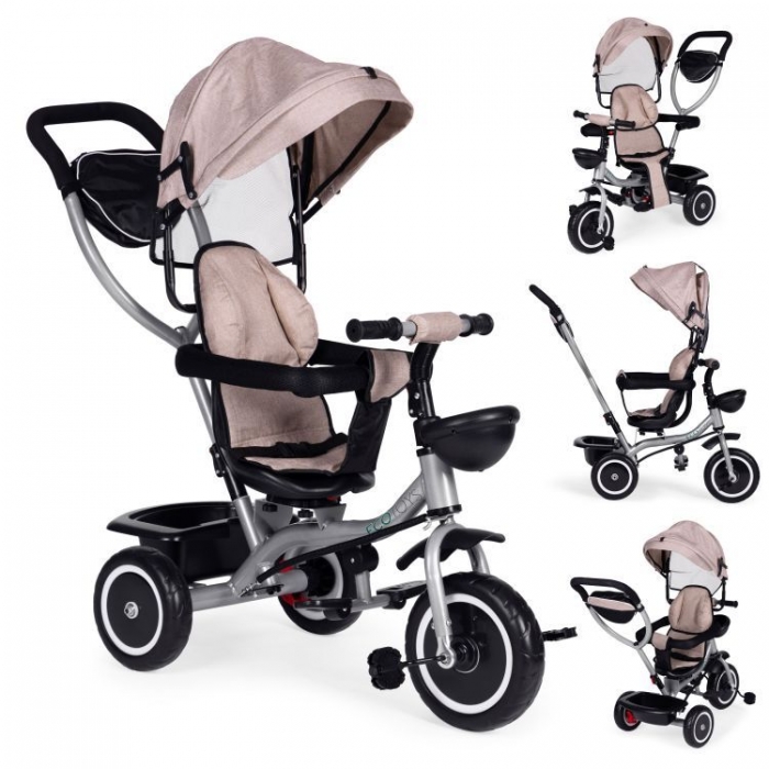 Tricicleta Ecotoys 2in1, 6 luni-6 ani