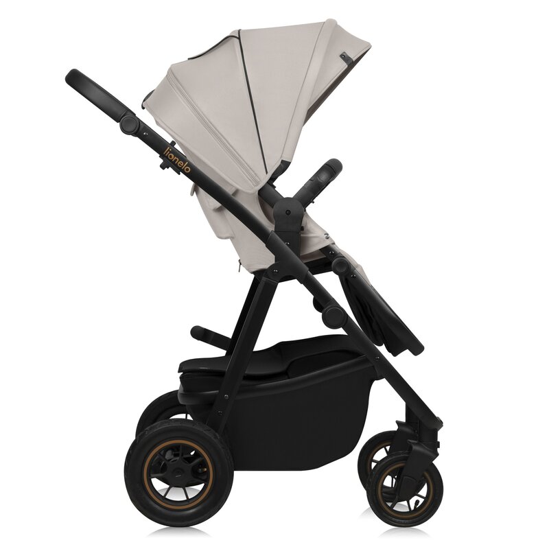 Lionelo Amber Plus 2 in 1 - Carucior Premium Bej - imagine 3