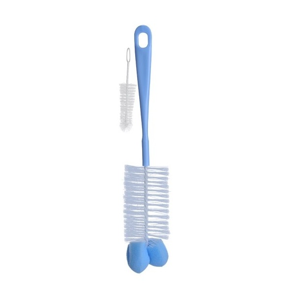 Perie biberon Baby Ono cu burete Albastru - imagine 4