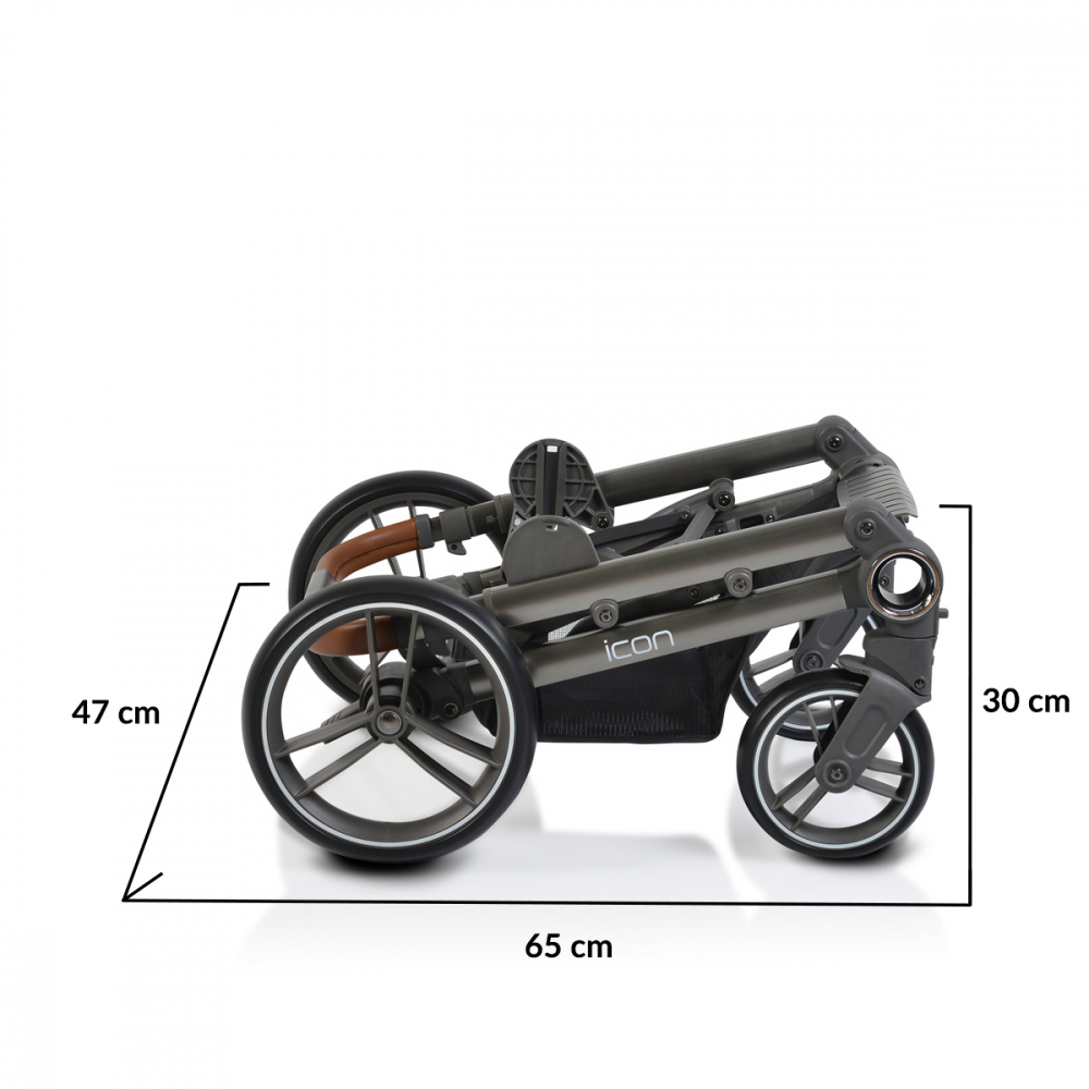 Carucior Modular 2in1 Cangaroo Icon Grey - imagine 8