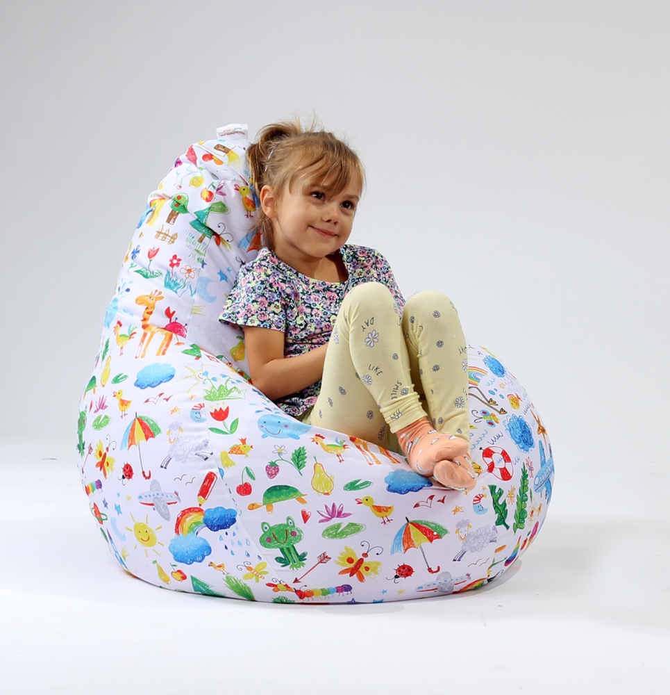 Fotoliu Beanbag Pufrelax Colorat Impermeabil - imagine 3