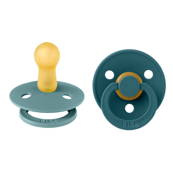 Set 2 Suzete BIBS Colour Latex, Rotunde, 6 luni+ - imagine 4