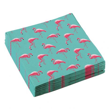 Servetele Flamingo Amscan | Decor Festiv