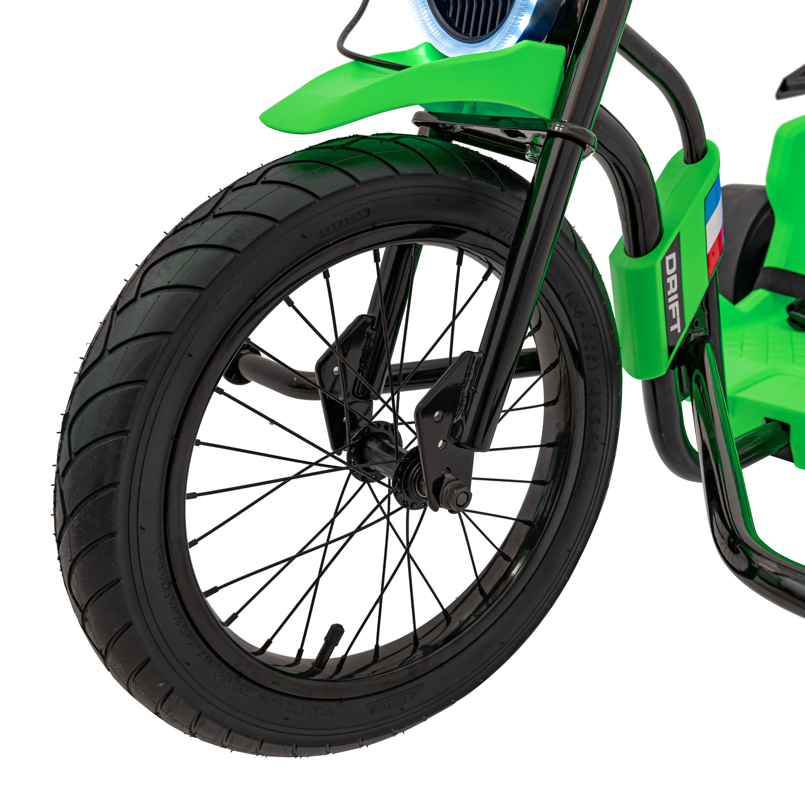 Drift Bike Electric 24V 500W Verde Autokids - imagine 5