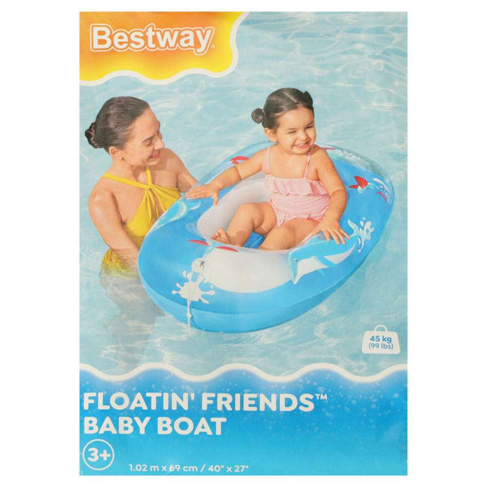 Barca gonflabila copii Blue Delphin, Bestway - imagine 2
