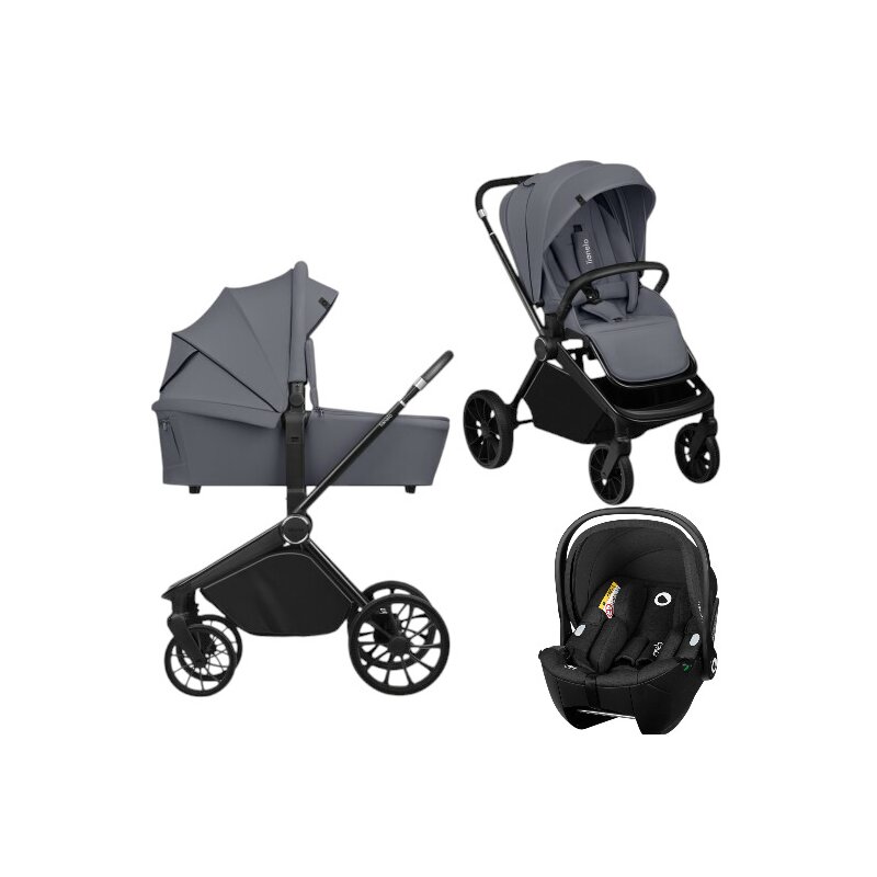 Carucior 3 in 1 Lionelo Mika Plus - Reversibil