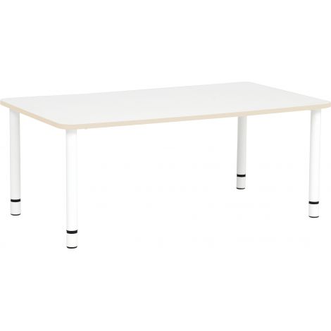 Blat Masa Alb Dreptunghiular Quadro Moje Bambino - imagine 2
