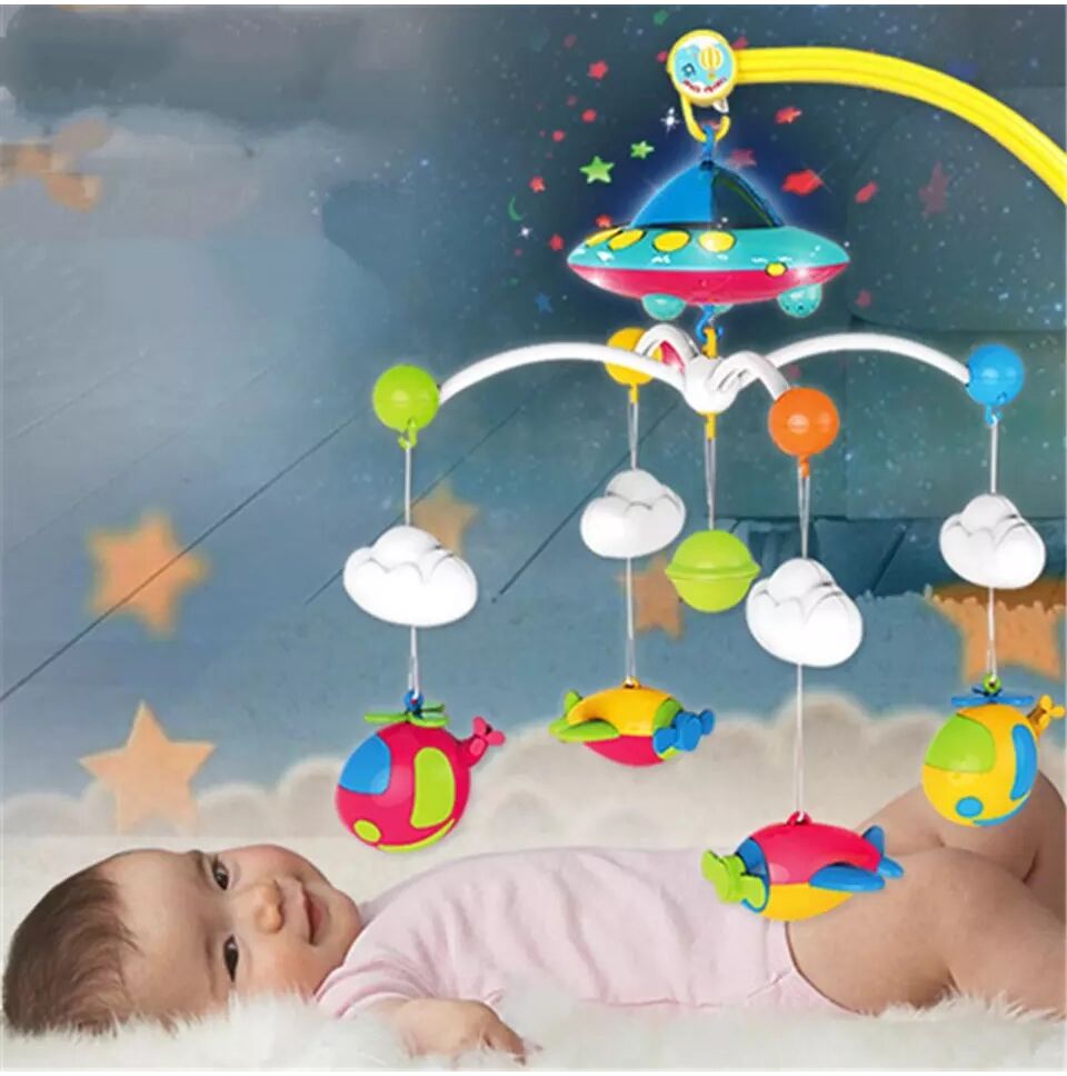 Carusel Muzical MalPlay Ozn cu Proiector și Telecomandă - imagine 5