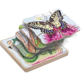 Puzzle Stratificat Fluturele Beleduc - Educațional - imagine 2