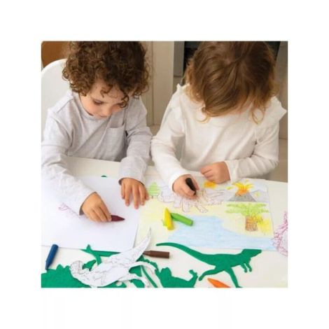 Sabloane Dinozauri Galt - Set Desen Creativ 3+ - imagine 3