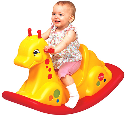 Balansoar Rocking Giraffe Edu Play | Jucărie Sigură