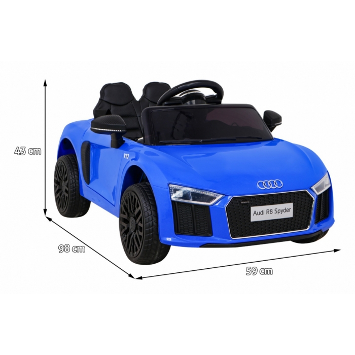 Masinuta Electrica Audi R8 Albastru 70W pentru Copii - imagine 7