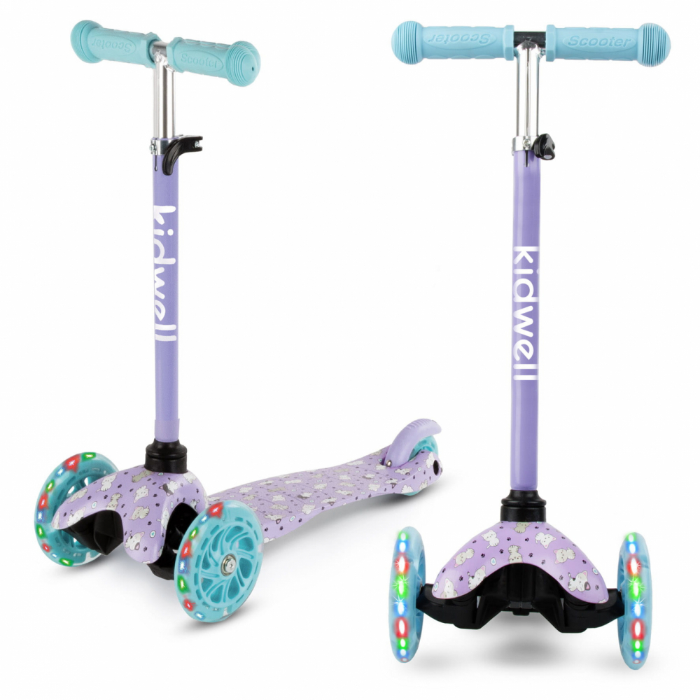 Trotineta Kidwell Uno Kitty Roti Luminoase - imagine 5