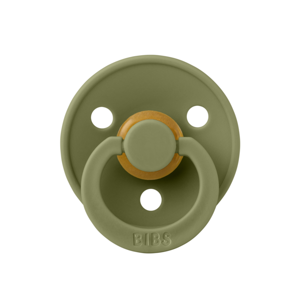 Suzeta Bibs Colour Latex, Tetină Rotundă, Olive - imagine 4