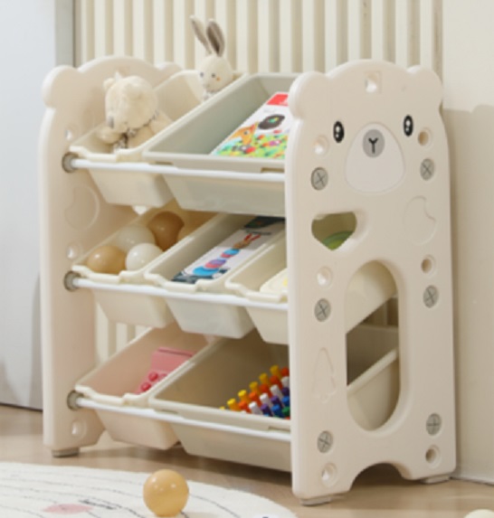 Organizator Jucării Nichiduta White Bear 3 Nivele