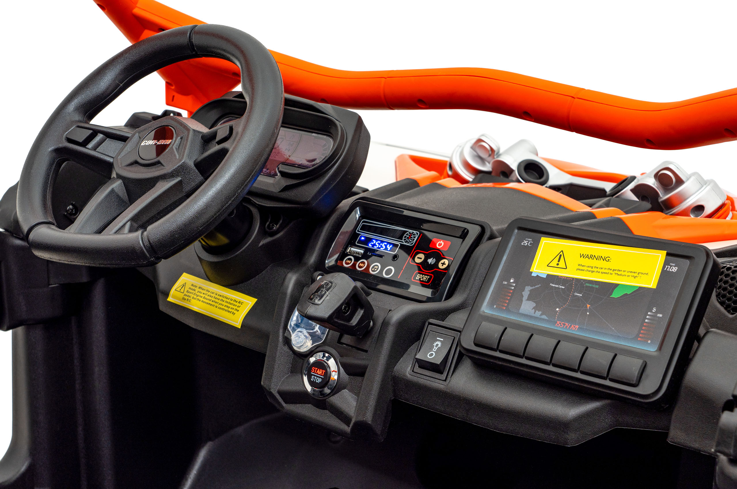 Can-Am Maverick Turbo RR 24V 4x4 Electric | 2 Locuri - imagine 6