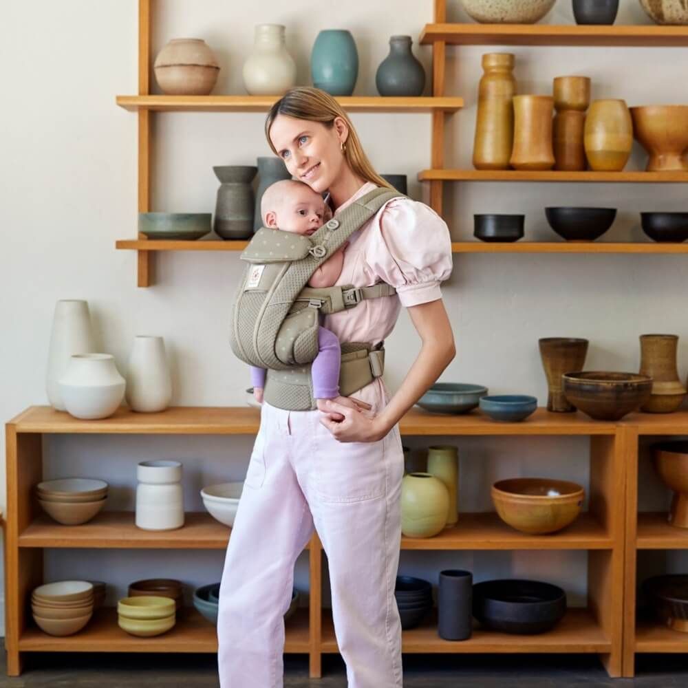 Marsupiu Ergobaby Omni Breeze Soft Olive