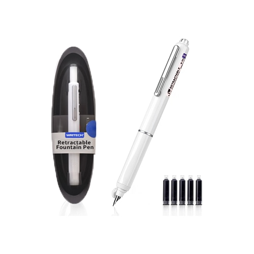 Set Stilou Writech Retractabil cu 5 Rezerve