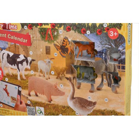 Calendar de Crăciun Collecta Ferma - 24 Figurine - imagine 7