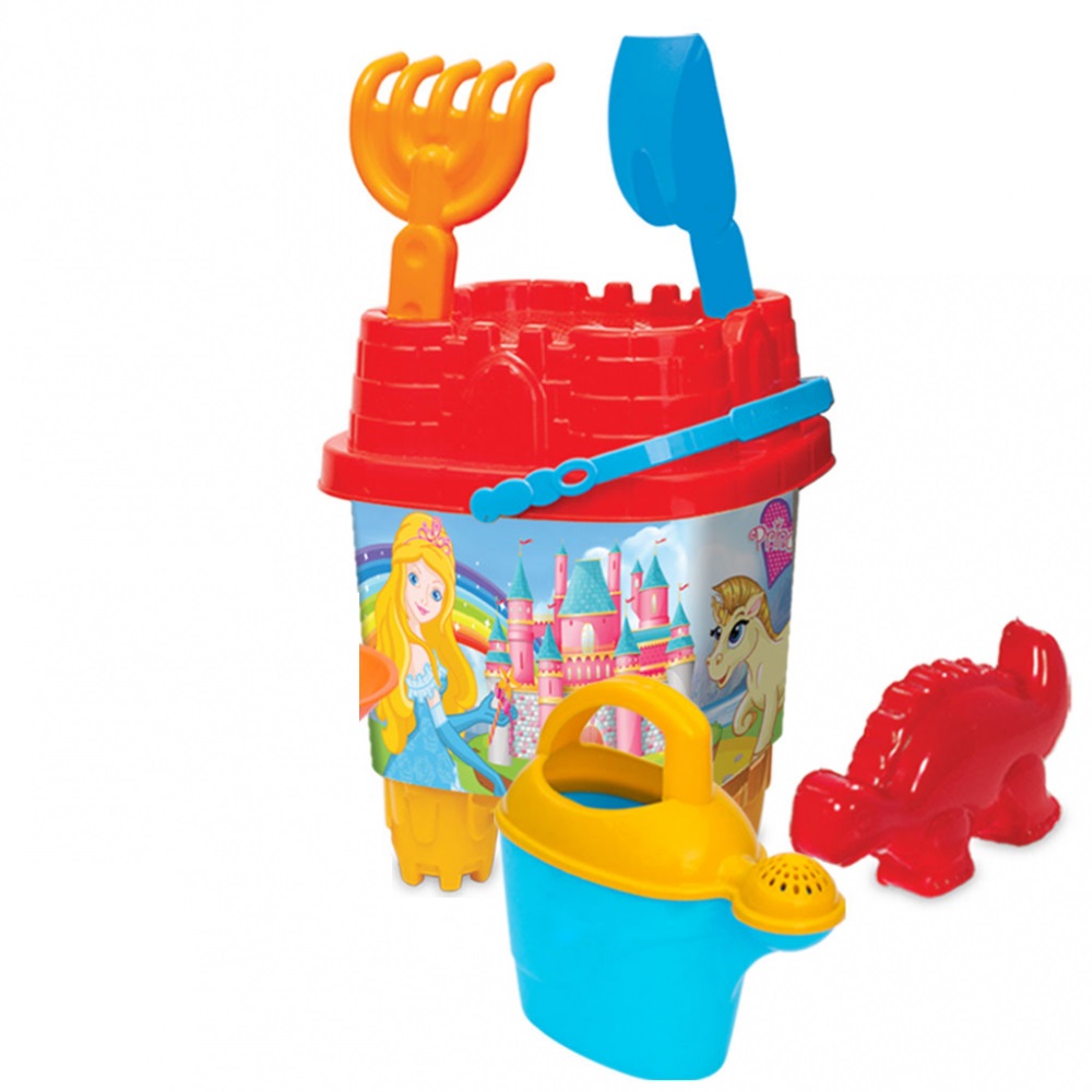 Set Jucării Nisip Dede Big Castle, 6 Piese - imagine 4