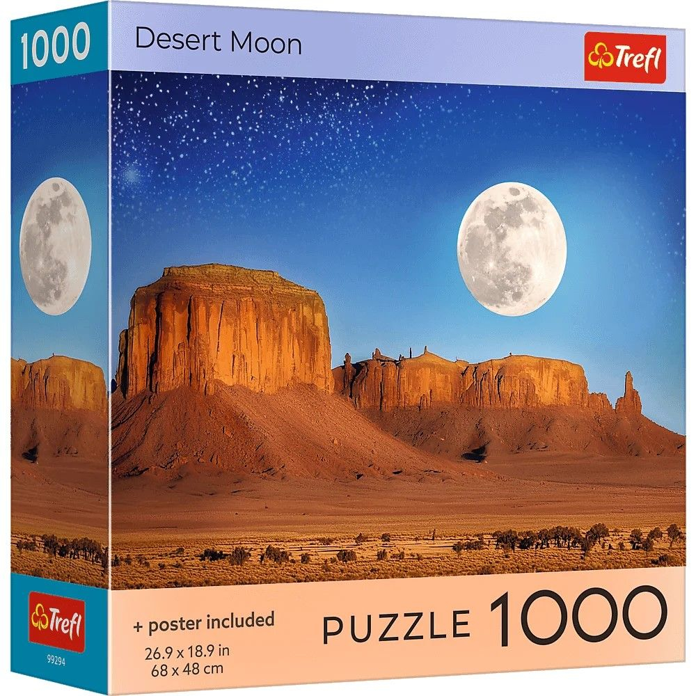 Puzzle Trefl 1000 - USA Lună în Deșert