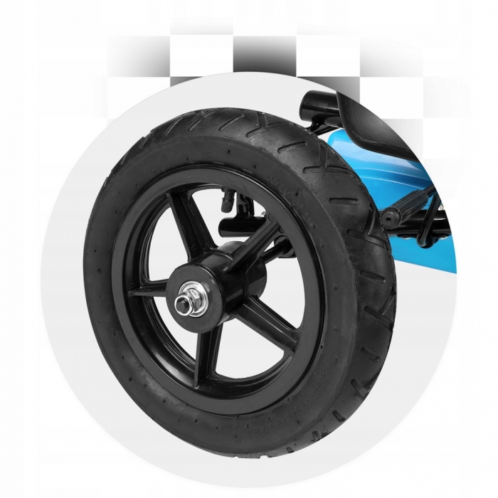 Kart Pedale Ricokids RK592 Albastru cu Frâna - imagine 5