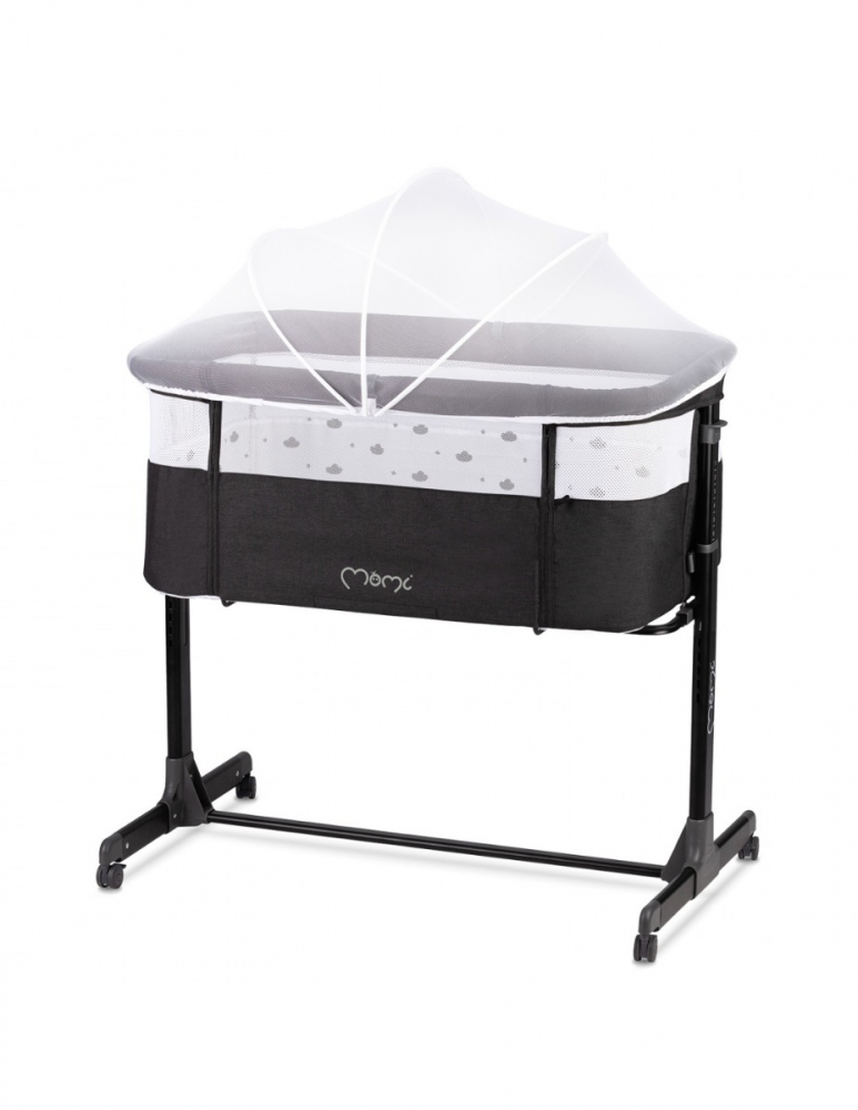 Patut Co-sleeper MoMi Revo Black, 2-in-1 - imagine 3