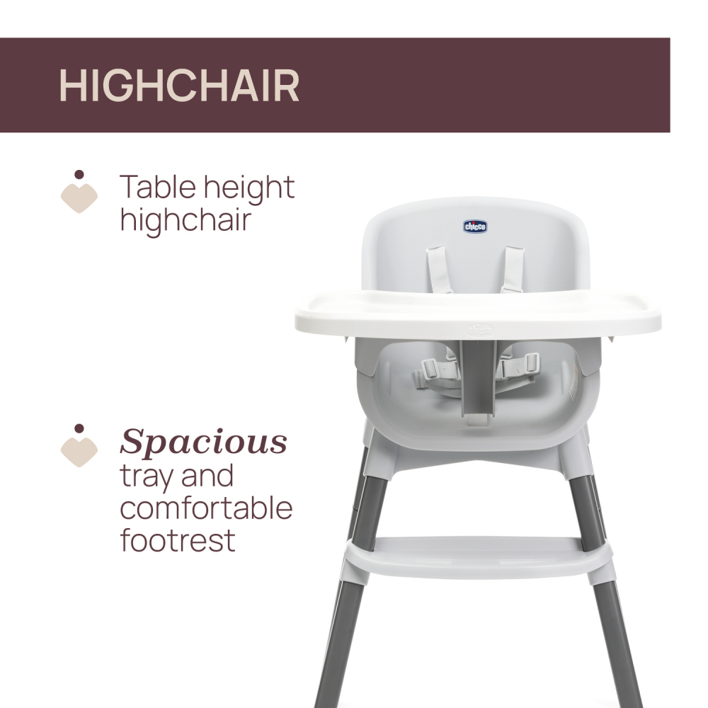 Scaun de masa Chicco 3 in 1 Evolutiv, Polly