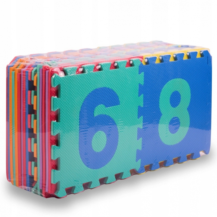 Saltea joaca Ricokids 120x270 cm cu litere si cifre - imagine 2