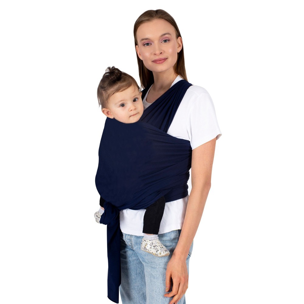 Wrap Dark Blue Sevi Bebe, 0-15 kg - imagine 4