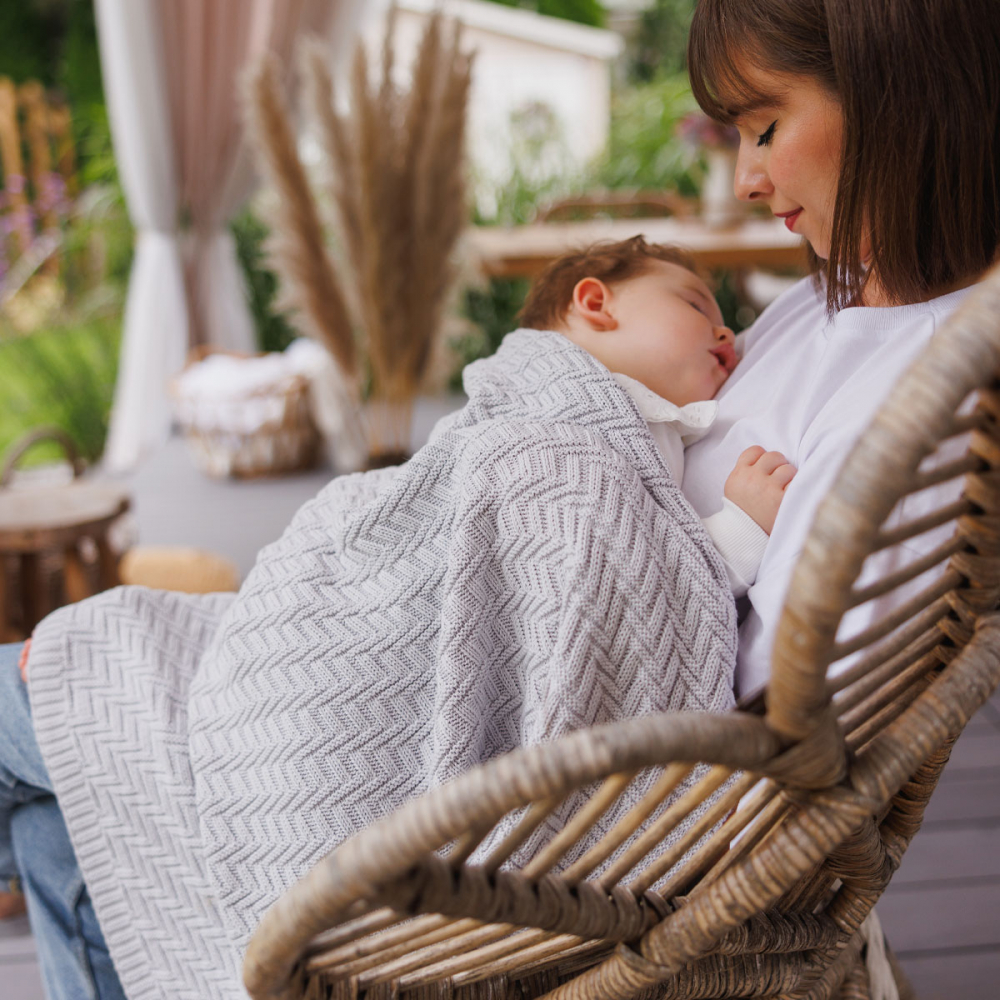 Babyono Paturica Bumbac Organic 100x75 cm - imagine 5