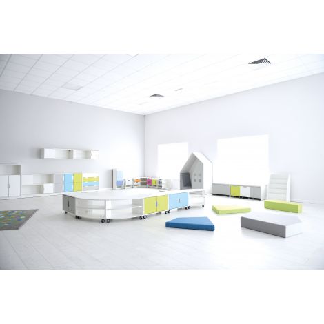 Biblioteca Quadro Alb Moje Bambino pentru Grădiniță - imagine 2