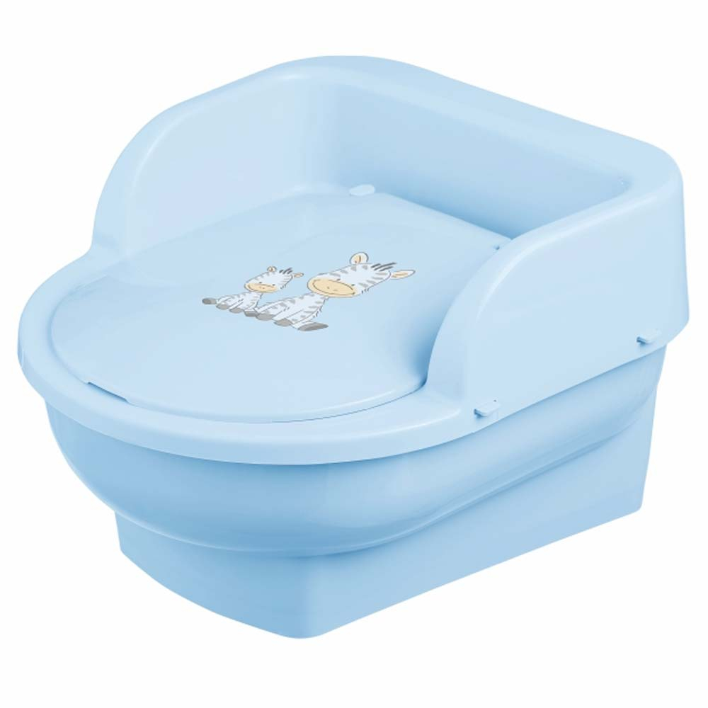 Olita Copii Maltex Zebra Light Blue, cu Recipient Detașabil - imagine 5