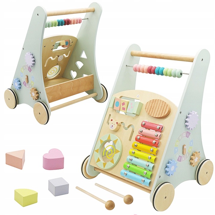 Matadi Antepremergator Lemn Educativ Blue - imagine 6
