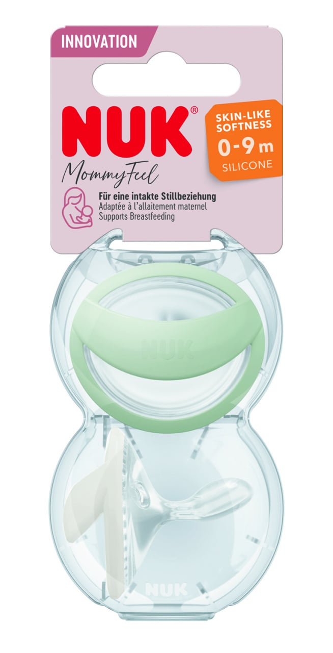 Suzeta NUK MommyFeel 0-9l, Silicon, 2buc
