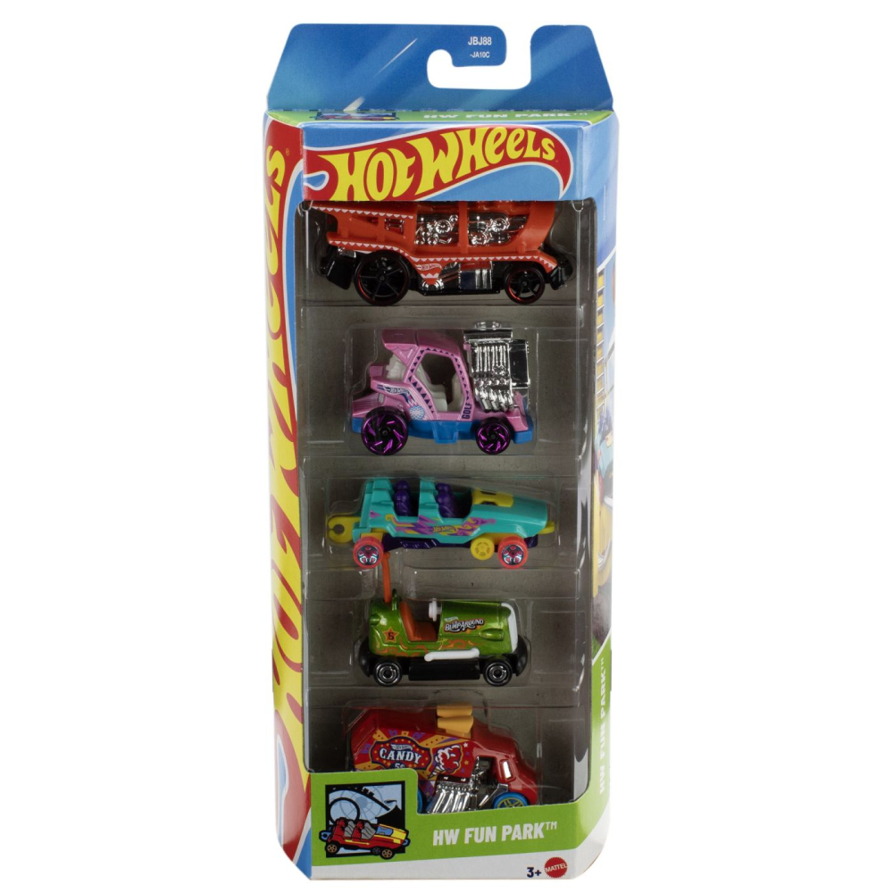 Hot Wheels Set 5 Masini Fun Park