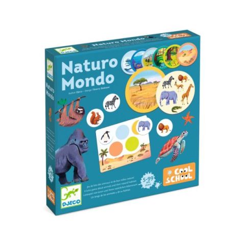 Joc Educativ Naturo Mondo Djeco | Animale & Habitate
