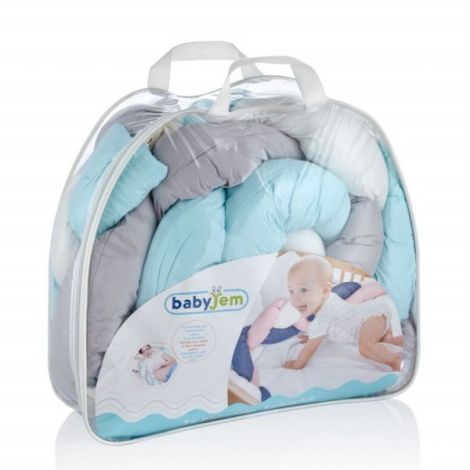 BabyJem Protector Pătuț Bleu | Siguranță Maximă - imagine 4