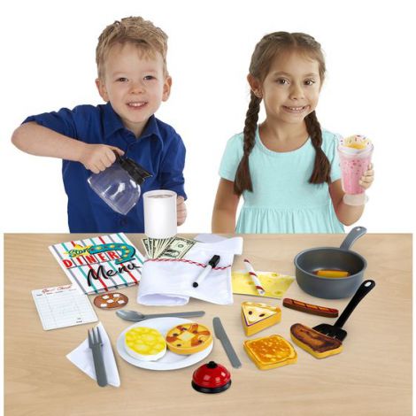 Set Restaurant Melissa & Doug | Jucărie Bucătărie Interactivă - imagine 2